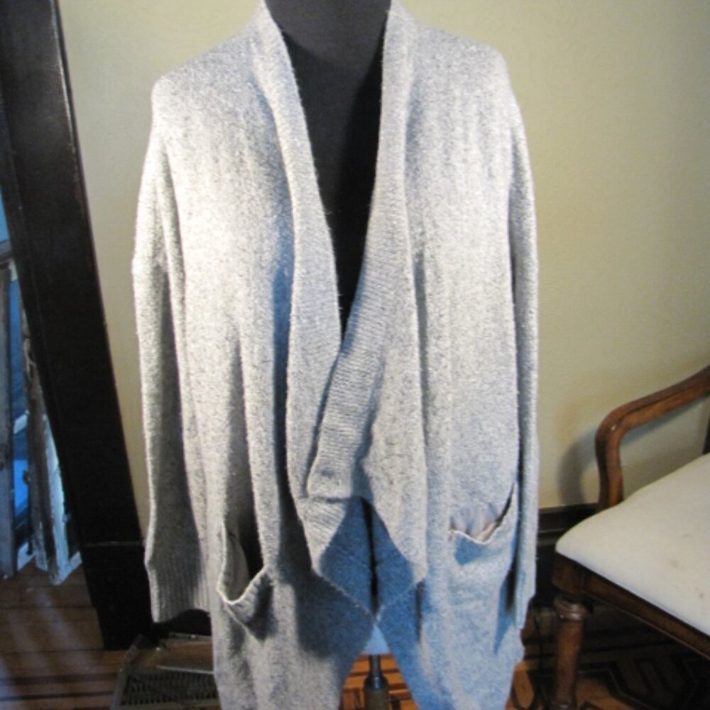 Stem Gray Size Medium Cardigan Sweater